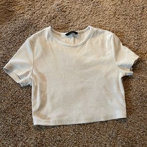 White Crop Top